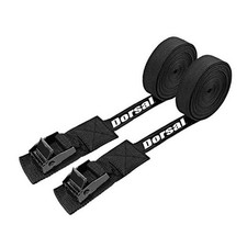 Surfboard Kayak SUP Surf Roof Rack Tie Down Straps 15 FT Set of 2 Black