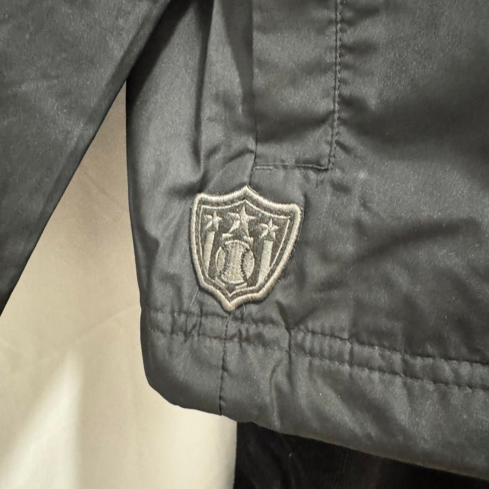 Nike Baseball Pullover Windbreaker Jacket XL Blac… - image 4