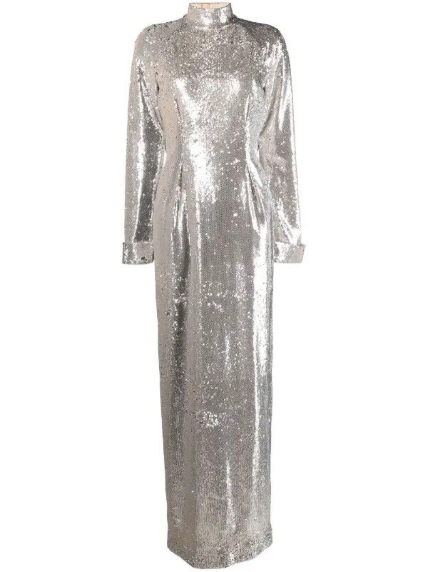 givenchy formal dresses Open Back Sequin Gown bookeasy