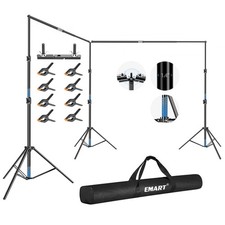 EMART Back Drop Adjustable Stand, 10x20 Backdrop Stand Heavy Duty Photography