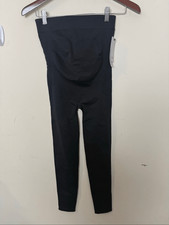 BLANQI Everyday Maternity Belly Support Leggings Deepest Black Size Medium NWT S