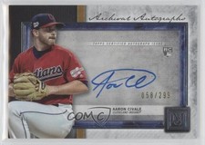 2020 Topps Museum Collection Archival Auto 58/299 Aaron Civale #AA-AC Auto 9z7