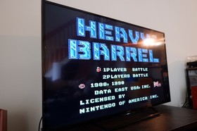Heavy Barrel NES Game - Tested - Works Great