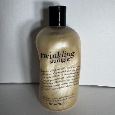 NEW Philosophy 16 Oz TWINKLING STARLIGHT Shampoo Gel Bubble Bath Sealed