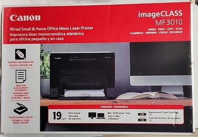 Canon imageCLASS MF3010 Wired Monochrome Laser Printer, Copy, Scan, All-in-One
