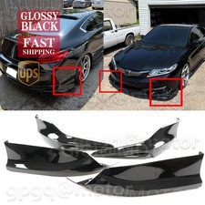 For Honda Accord Sedan 2016-17 Hfp Style Front Bumper Lip Splitter Rear Aprons