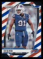2024 Panini Prizm - Ed Oliver #32 Red White & Blue Prizm