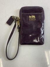 COACH Burgundy Wristlet