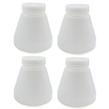 4x Bottles Hopper Cup For Electrostatic Coat System PC02/PC03 Spray Paint White