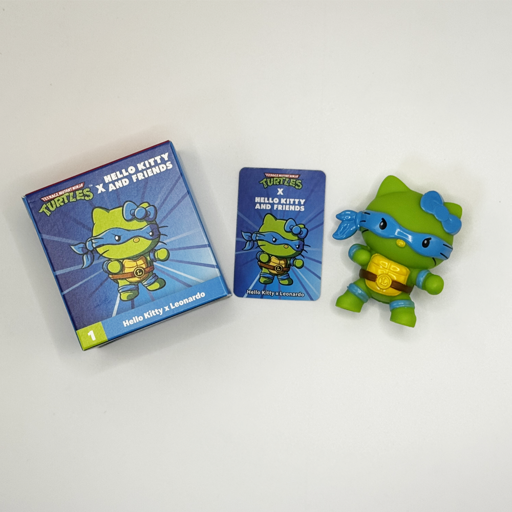 2025 Teenage Mutant Ninja Turtles Hello Kitty Happy Meal Toys 1-12
