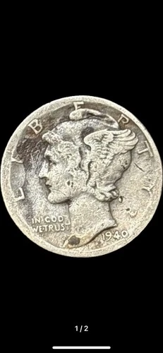 Mercury Dime 1940-D VF Silver