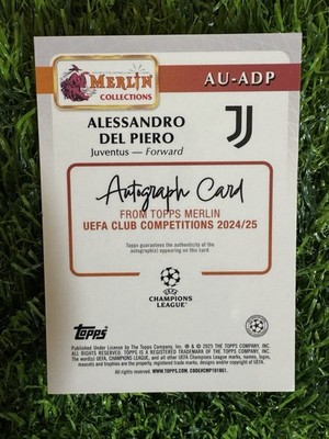 1999-00 TOPPS MERLIN SERIE A SCUDETTO A6 [ ALESSANDRO DEL PIERO ] JUVENTUS