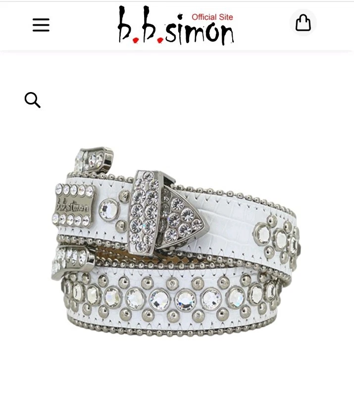 b.b.simon White Belts for Women for sale | eBay