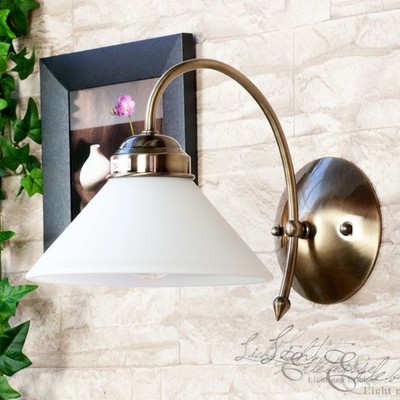 Edle Wandleuchte inkl. heller 10,5W LED in Bronze Wandlampe Jugendstil Esstisch