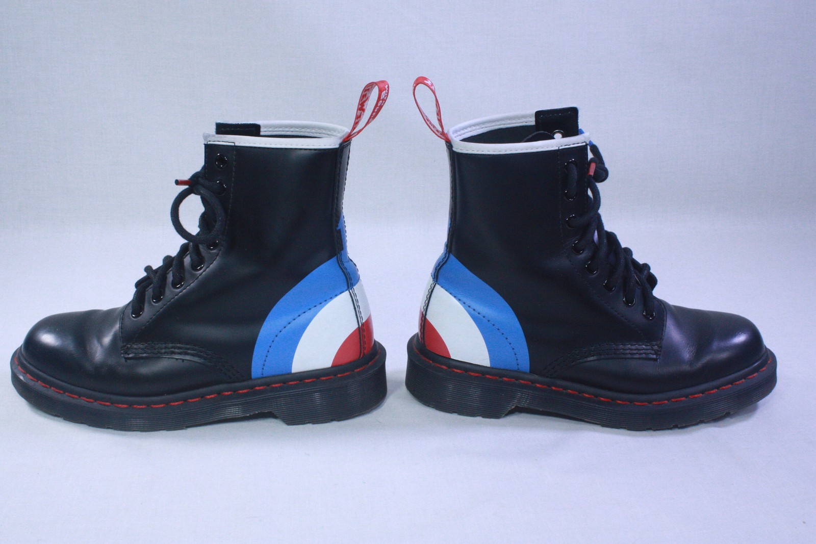 Dr. DOC MARTENS "THE WHO" Leather 8 Eye Boots Size: US Men's 5 / US Women's 6 thumbnail 7