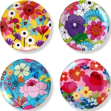 French Bull Assorted Plates - 11" Dinner Plates, Garden Floral 