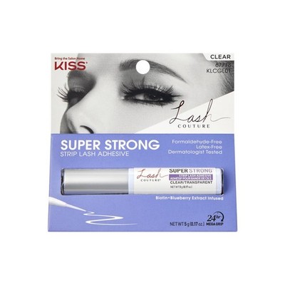 KISS Lash Couture, Lash Glue, Super Strong Strip Lash Adhesive, White,...