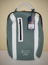 Links & Kings "ECC 1923" Leather Golf Shoe Bag Moss Green LK08010C-0M3