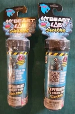 NEW & SEALED Mr Beast Lab SWARMS TEST TUBE Alpha Series -  Mystery Box Toys X2