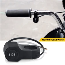 Motorcycle Handlebar Switch Universal 12V 7/8" Hand-lebar switch Waterproof Bike