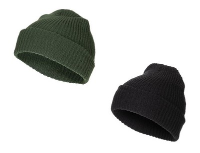MFH Rollmütze Strickmütze Grobstrick Wintermütze Beanie Mütze Winter Outdoor