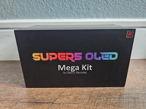 NEW Nintendo Switch Lite Super5 OLED Touch Mega Kit by Retro Remake / Black