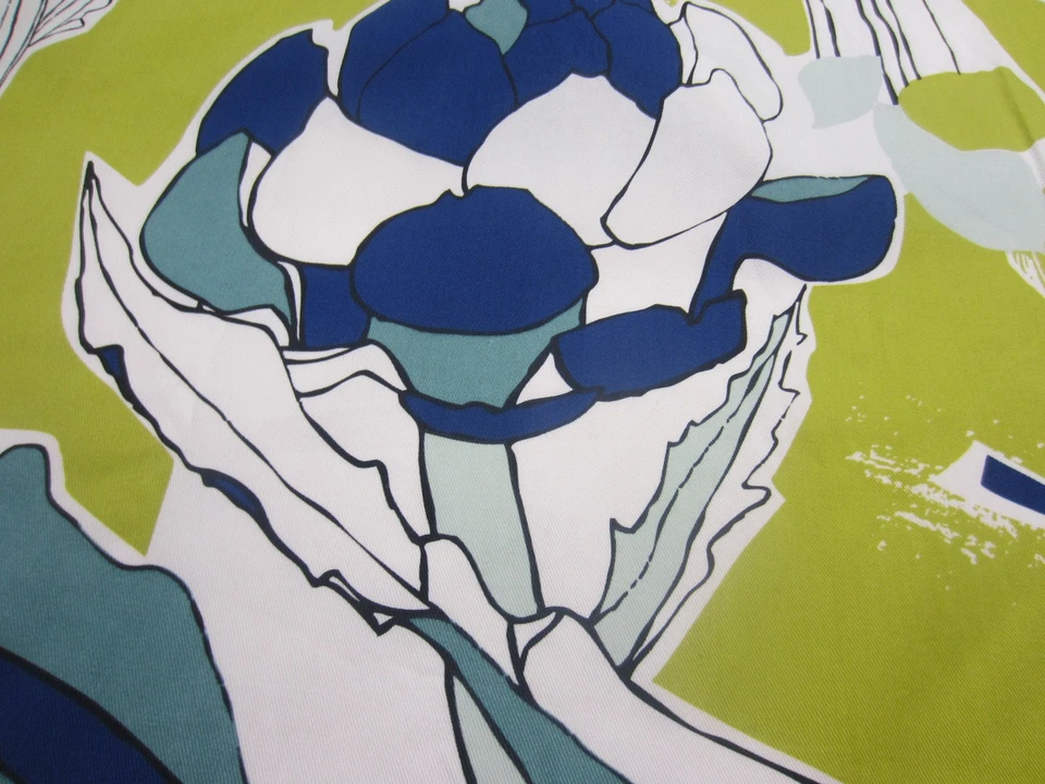 2 Paneles Vintage IKEA "JANETTE" Colores Modernos Vivos Ojal Paneles Cortina 98" Foto 4 de 4