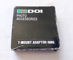 Vintage T-Mount Adaptor Ring For Use With Olympus OM1 Film Camera