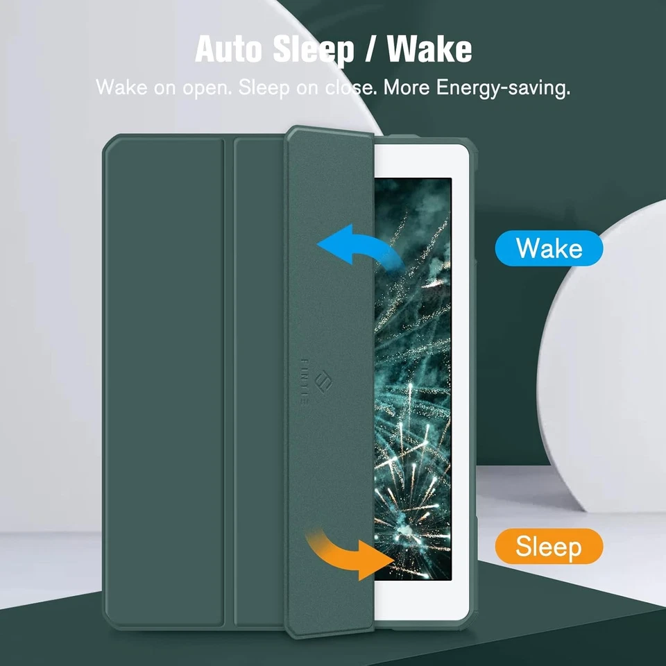 Hybrid Case for iPad 6th Gen /5th Gen 9.7 inch Shockproof Hard Shell Clear Cover - Image 3 of 4