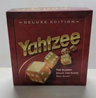 VTG Deluxe Yahtzee Board Game Felt Tray Edition Milton Bradley 1997 .