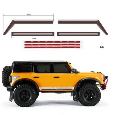 For DJ TRX-4 TRX4 Ford Bronco RC Car Sun Visor Shield Weather Rain Shield Parts