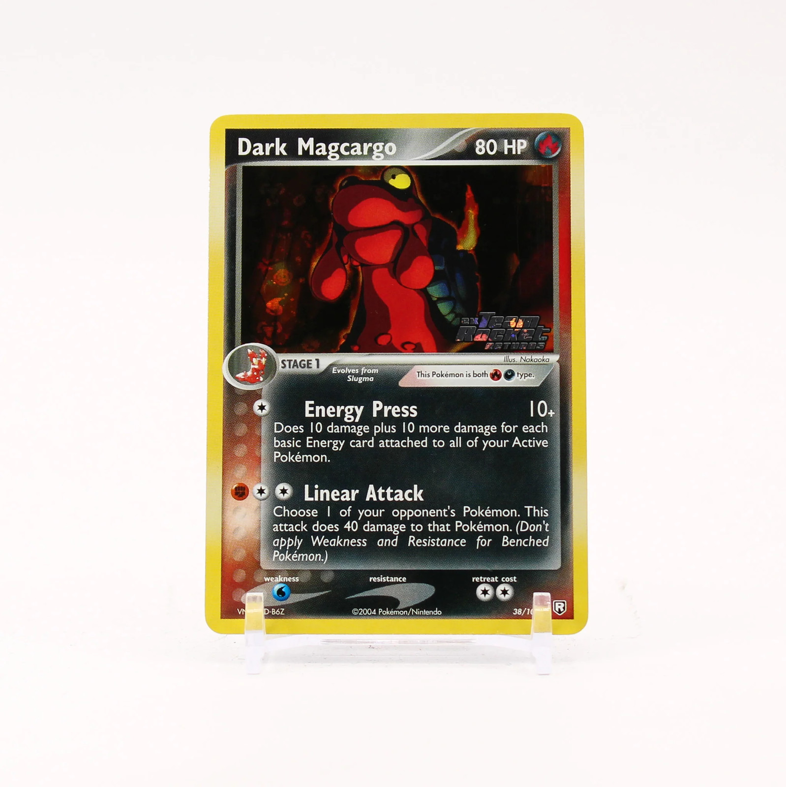 Dark Magcargo - 38/109 Team Rocket Returns Reverse Holo Pokemon - NM