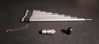 Mitutoyo Depth Micrometer Set .001'' 9 Rods