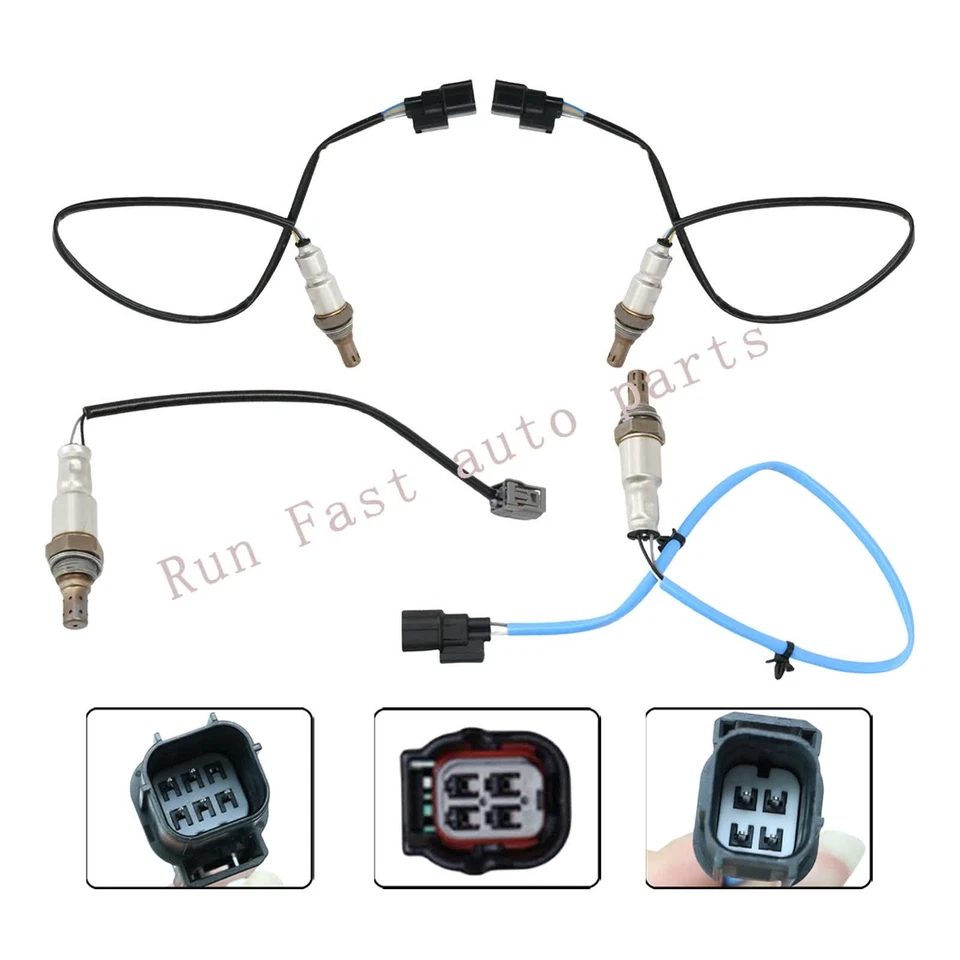 Set of 4 NEW O2 Oxygen Sensor Up&Downsream For Honda Pilot 3.5L V6 2016- 2020 US Foto 4 de 4