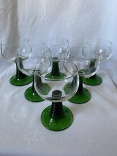 2dl Set Of 6 Römer Glasses On Green Stand