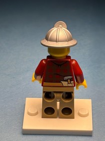 LEGO City Construction Minifig cty0334 - Miner - Light Scratches/No Cracks