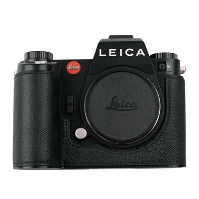 Uchandmade Handmade Genuine Leather Camera Half Case for Leica SL3/Leica SL3s
