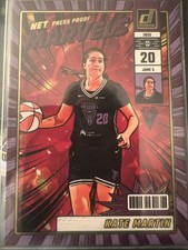 2025 PANINI DONRUSS WNBA KATE MARTIN NET MARVELS PURPLE PRESS PROOF- VALKYRIE