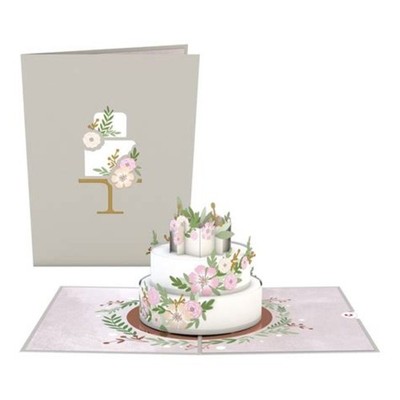 LovePop WEDDING CAKE 3d Pop-Up Greeting Card LP2118 NEW