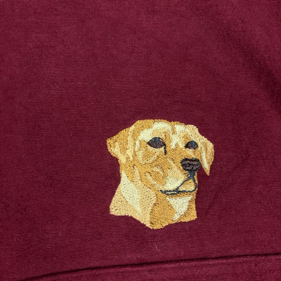 Camisa De Colección Cabela's Piel de Ciervo Gamuza Suave Franela Para Hombre Grande Azteca Rojo Perro Caída Foto 3 de 4