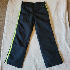 Danskin Now Kids' Athletic Windbreaker Athletic Training Pants Black, Size S/CH