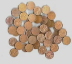 Random  Lot Of 50 Copper Wheat Lincoln Cents Pennies