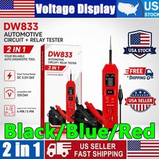 2-IN-1 Circuit & Relay Tester DW833 3-36V 4/5 Pin LED Work Light