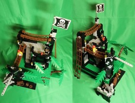 LEGO Rock Island Refuge 6273 Pirates Fortress Set