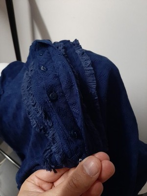 blaue Bluse Süd Express Gr. L