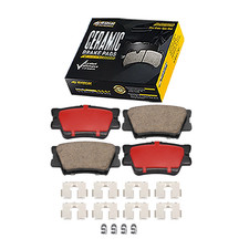 Rear Brake Ceramic Pads for 2008 Toyota RAV4 Base Sport 2021 Camry 2009 Matrix