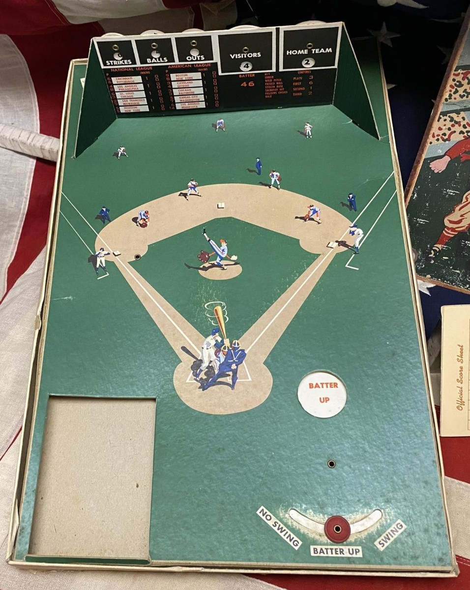 Vintage 1959 Baseball Board Game Parker Brothers Complete w