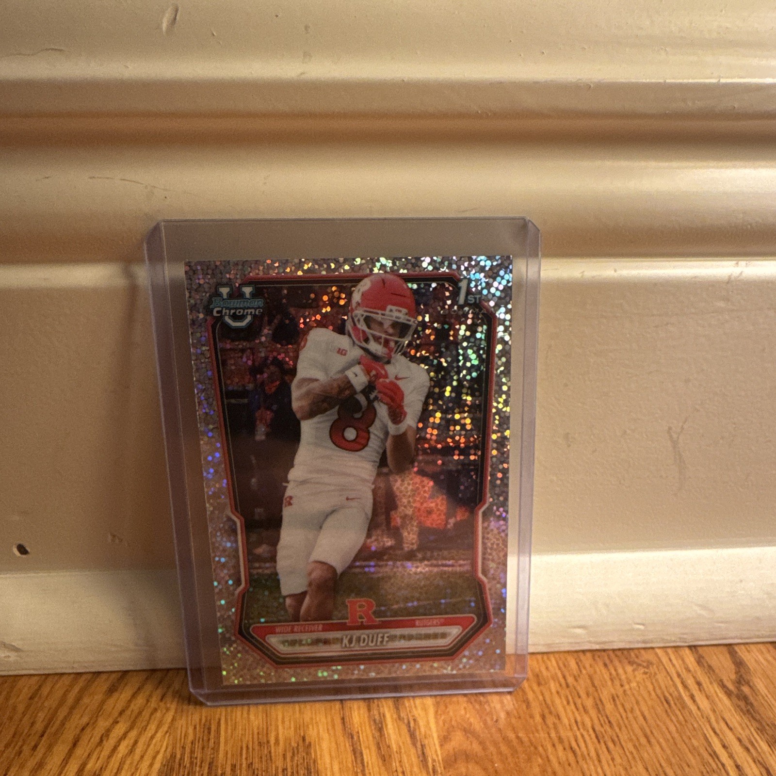 KJ DUFF  Topps Bowman 2026 Bowman Chrome 1st Bowman Sparkle Refractor BCP-135