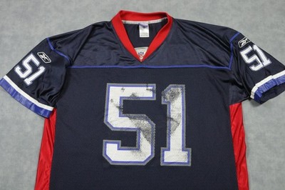 Buffalo Bills Jersey Mens XL Blue Red NFL Football Takeo Spikes 51