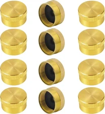 AOPANDA 12pcs Solid Brass Refill Propane Bottle Cap, Universal for All 12PCS 